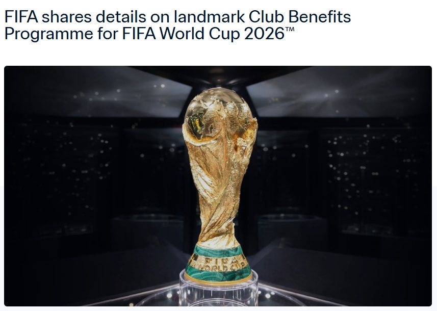 FIFA世预赛补偿金方案出炉:球员出场即挣钱,每天2360美元 FIFA世预赛补偿金方案出炉:球员出场即挣钱,每天2360美元