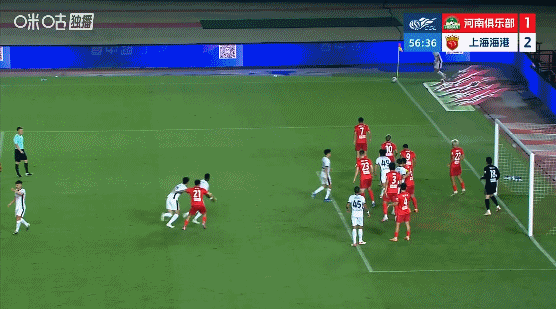 海港2-1逆转河南,李新翔破门让·克劳德头槌制胜,古斯塔沃越位球无效 海港2-1逆转河南,李新翔破门让·克劳德头槌制胜,古斯塔沃越位球无效