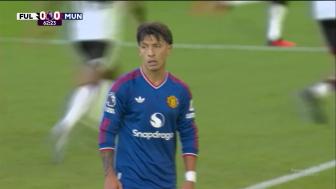 [进球视频] 曼联0-1落后富勒姆！拉门斯扑救不远，利马反应不及自摆乌龙！